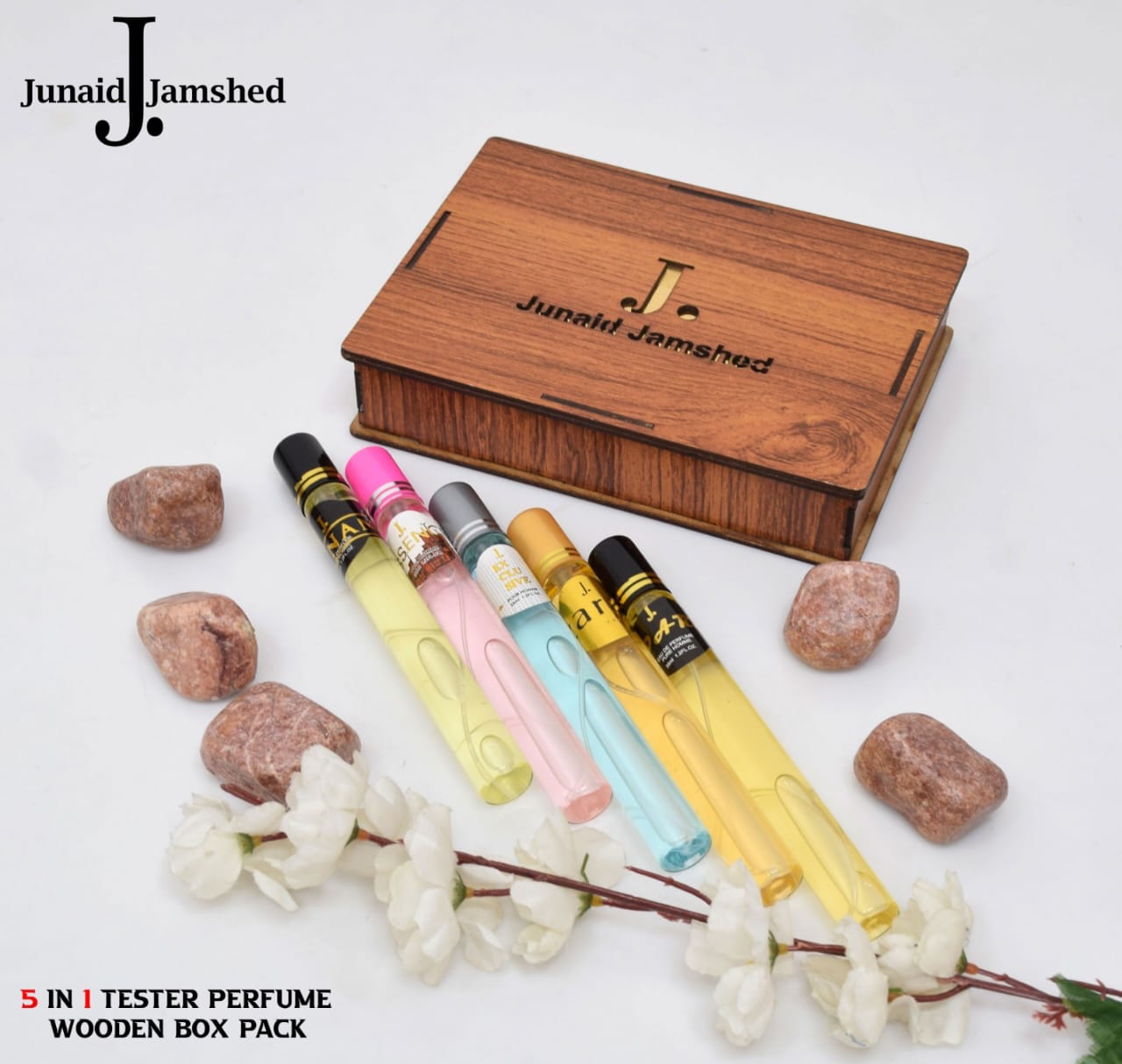🔥 J. 5 Tester Perfumes (Junaid Jamshed)