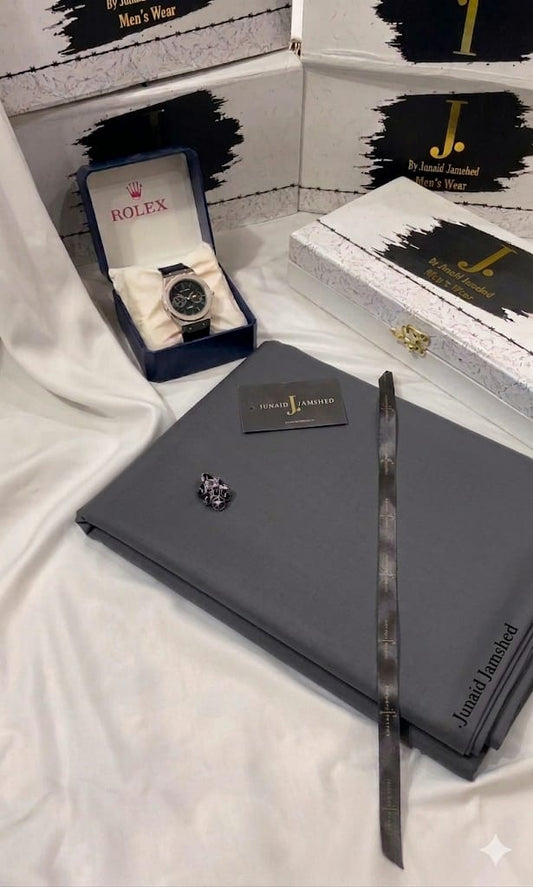 DEAL BOX J.suit+Rolex Watch+J. PERFUME(Ash Grey)
