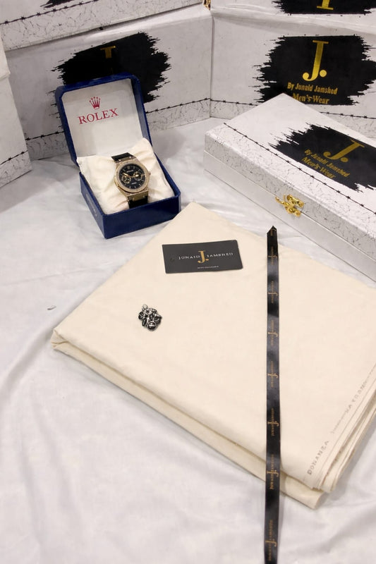 DEAL BOX J.suit+Rolex Watch+J. PERFUME(Cream)